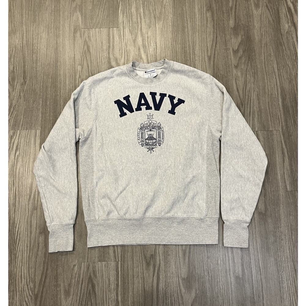 Champion US NAVY Naval Academy Size Medium Crewneck Sweatshirt Issued